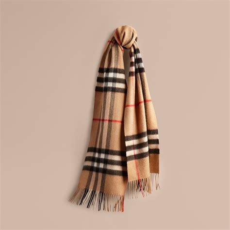 burberry classic cashmere scarf in blush